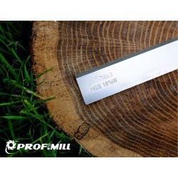 Nóż strugarski / heblarski HSS 18%W 1050 x 35 x 3 PILANA do strugarki, heblarki, wyrówniarki, grubościówki